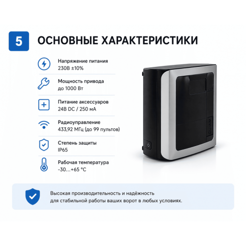 Блок управления Alutech | CU-AM 6